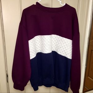 Vintage Color-block Crewneck